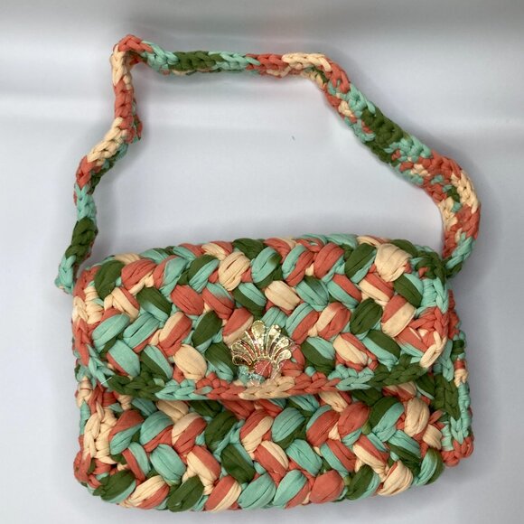 NWT Lele Sadoughi Braided Lyle Bag - Picture 4 of 7